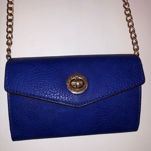 blue cross body small bag!